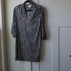 Michael Kors Black and White Dress